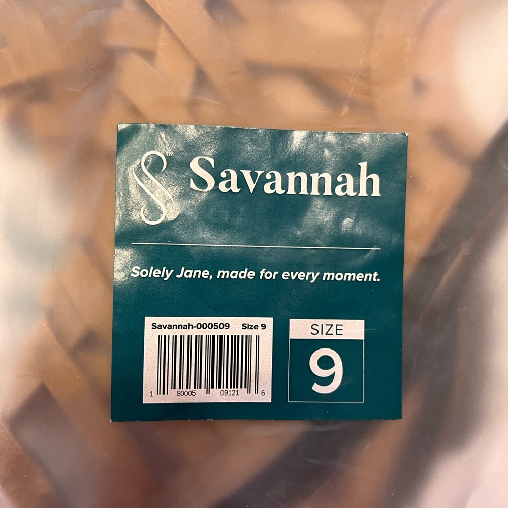 NEW SOLELY JANE Uppers Only - Savannah Brown/Tan Size 9 - Picture 3 of 3